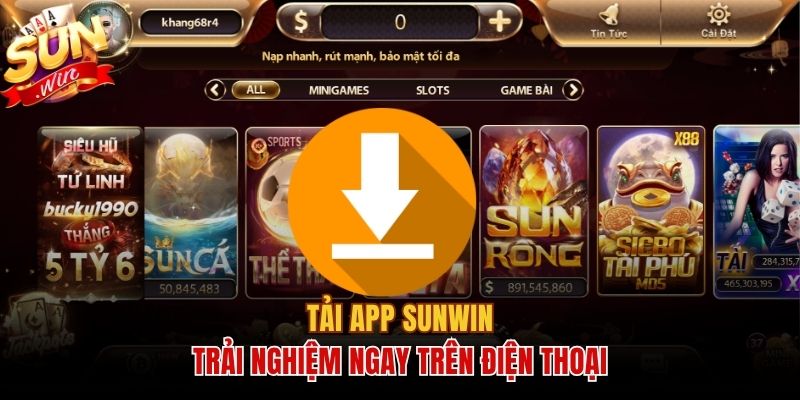 Tải sunwin đặt cược dễ dàng trên điện thoại